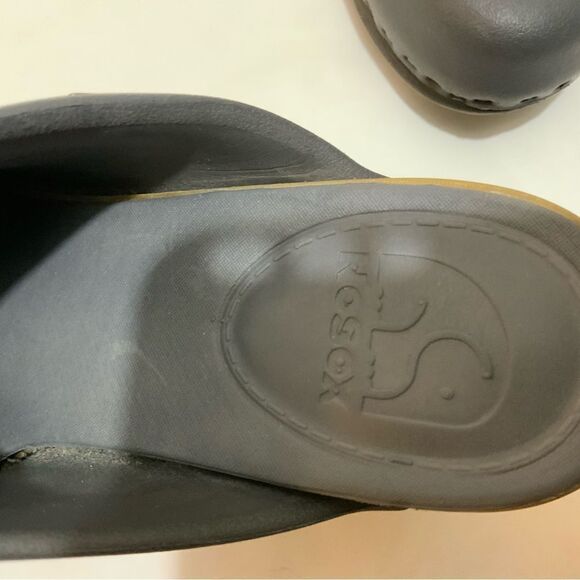 NOSOX Pepper Clogs Mules Gray tan size 6 - Picture 8 of 12